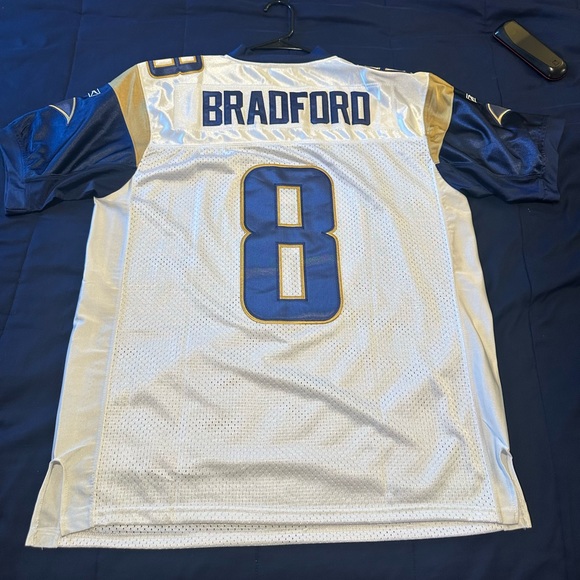 St Louis Rams Sam Bradford Reebok Men’s Jersey Size 50(Large) - Picture 2 of 2